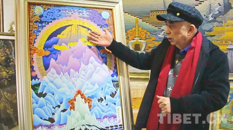 画家叶星生与人民大会堂壁画《珠峰叠彩》的故事