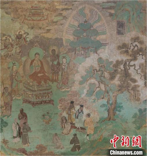 瞿昙寺壁画充分展示了汉藏艺术融合的特点 故宫博物院供图 摄