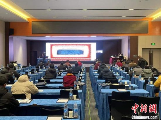 第二届中国西藏阿里·拉萨象雄文化学术研讨会现场。　冉文娟 摄