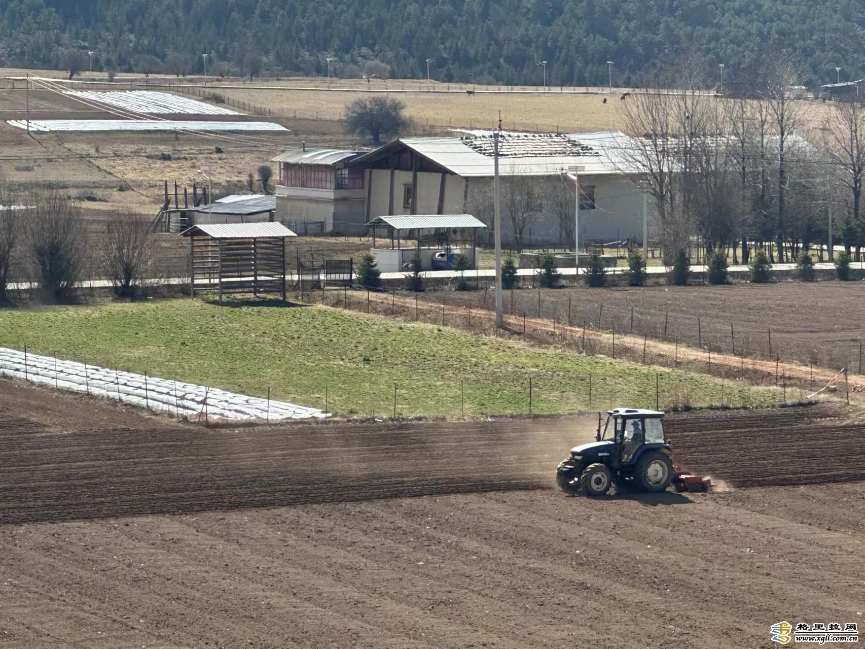 迪庆州各乡镇农民群众开展春耕春播工作